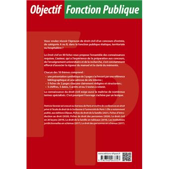 Le droit civil en 90 fiches