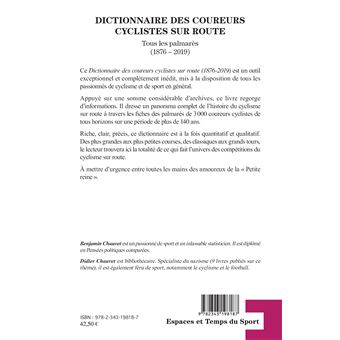 Dictionnaire des coureurs cyclistes sur route