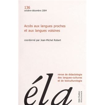 Études de linguistique appliquée -  N°4/2004
