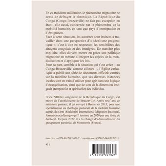L'Eglise au Congo et la question migratoire