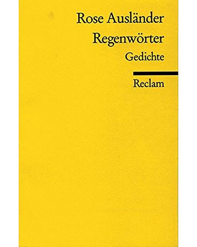 Rose auslander regenworter