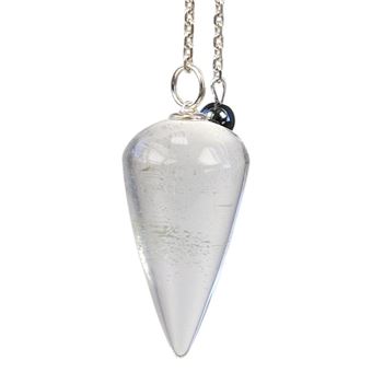 Pendule Goutte en Quartz Naturel