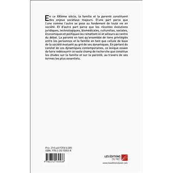 Lexique de la Parenté et de la Famille