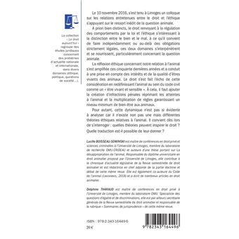 Les liens entre éthique et droit