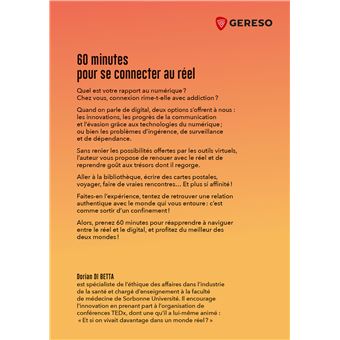 60 minutes pour se connecter au réel