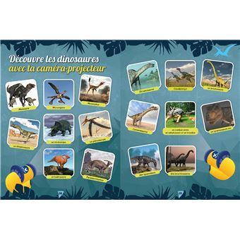 Les secrets de dinosaures - coffret avec lampe