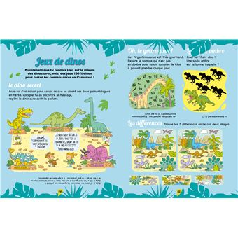 Les secrets de dinosaures - coffret avec lampe