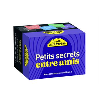 Mini apéro - Petits secrets entre amis - Le jeu - Pile Ana