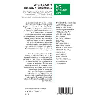 Afrique, Covid et relations internationales n°2