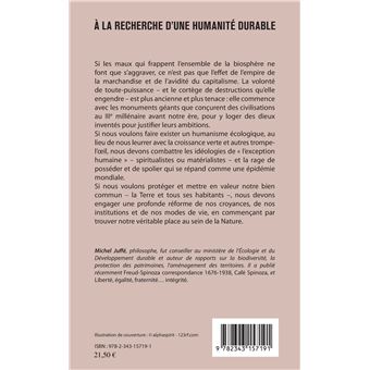 A la recherche d'une humanité durable