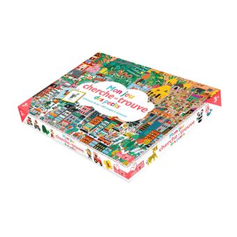 Le jeu cherche et trouve des petits - coffret avec plateau et cartes