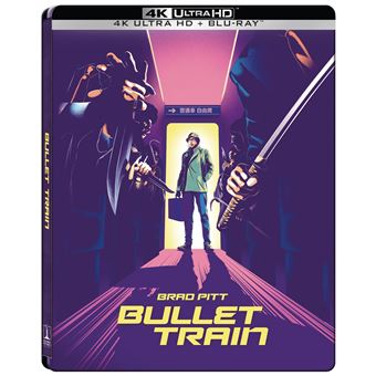 Bullet Train Édition Limitée Steelbook Blu-ray 4K Ultra HD - 1