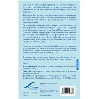 L'Europe et ses frontières