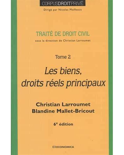 Droit civil,2:les biens droits reels principaux