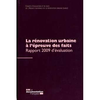 évaluation rénovation urbaine