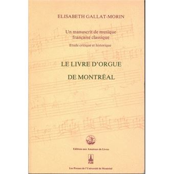 Un Manuscrit de musique française classique