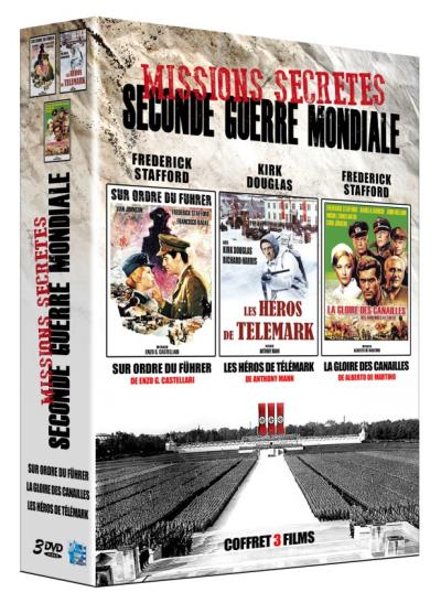 Coffret Missions secrètes de la Seconde Guerre Mondiale 3 films DVD