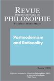Revue internationale de philosophie 251 (1-2010) postmodernism and rationality