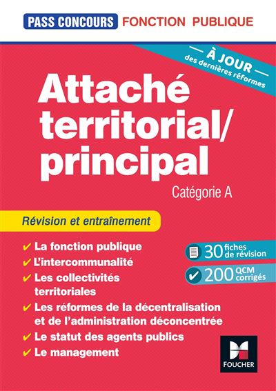 Pass'Concours, Attaché territorial-Attaché principal