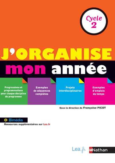 J'organise mon annee cycle 2