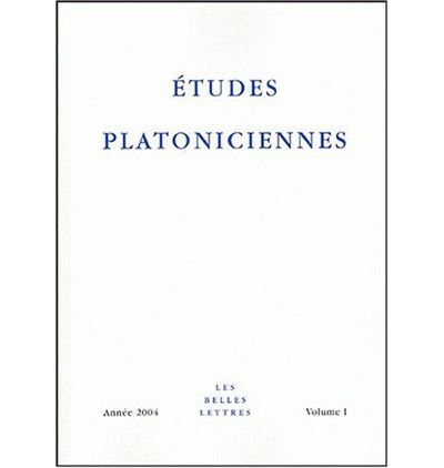 Etudes platoniciennes