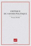 Critique du savoir politique