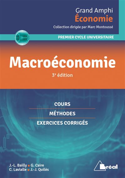 Macroéconomie Cours Méthodes Exercices Corrigés - Broché - CHRISTOPHE ...