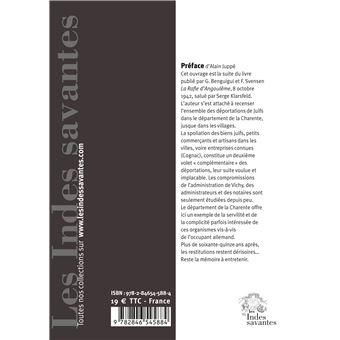 Rafles, déportation et spoliation des Juifs en Charente