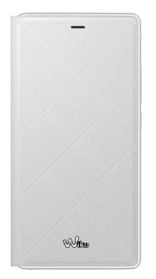 Etui Folio Wiko Jetlines pour Fever Blanc