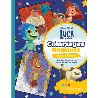 LUCA - Coloriages Magiques - Mystères - Disney Pixar