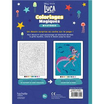LUCA - Coloriages Magiques - Mystères - Disney Pixar