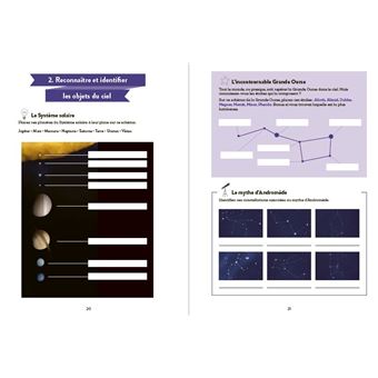 Cahier d'activités du ciel nocturne - Partez à la chasse aux étoiles