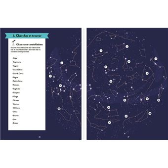 Cahier d'activités du ciel nocturne - Partez à la chasse aux étoiles