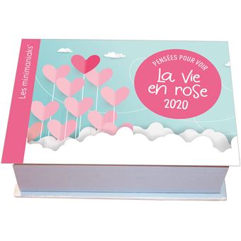 Minimaniak Pensees Pour Voir La Vie En Rose 2020 Broche Collectif Achat Livre Fnac