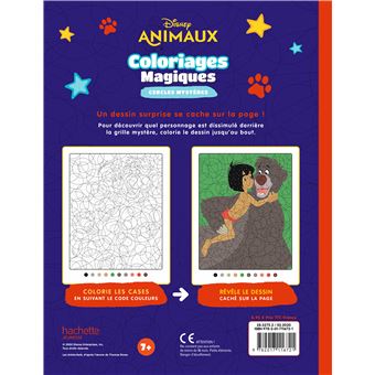 DISNEY - Coloriages Magiques - Cercles mystères - Animaux