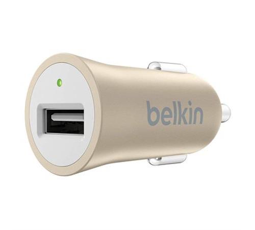 Chargeur voiture Belkin Premium 2.4 A Or
