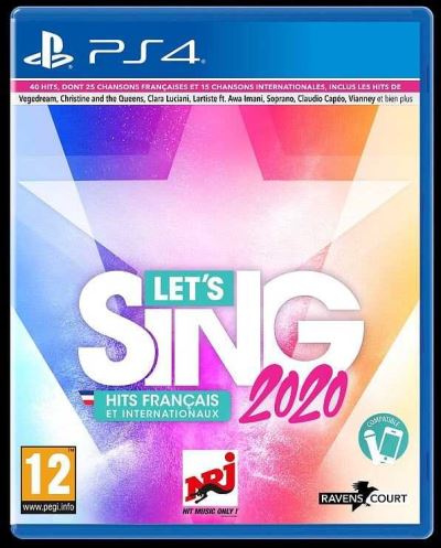 LET'S SING 2020 + 1 MICROPHONE FR+UK PS4