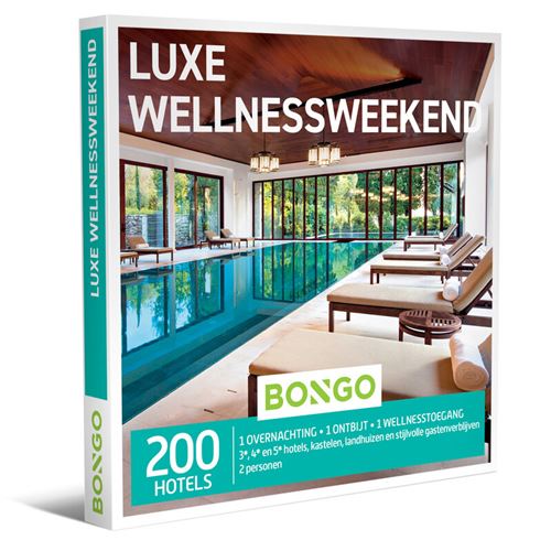 Coffret cadeau BONGO Luxe Wellnessweekend - NL