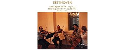 Beethoven : Streichquartett number 12, Opus 127 and number 1, Opus 18