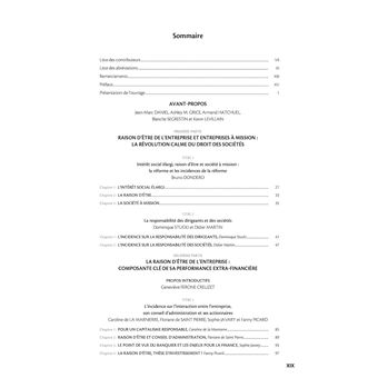 Raison d etre responsabilite et engagement l entreprise au-dela du capitalisme