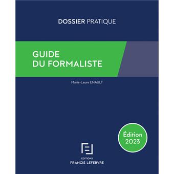 Guide du formaliste 2023