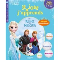 Je joue et j'apprends Reine des Neiges 3-4 ans