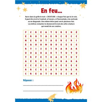Bloc jeux   Défis Nature   Créatures&Mythologie   7+