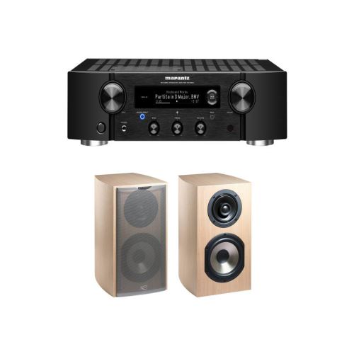 Amplificateur Hi-Fi Marantz PM7000N Noir + Enceinte colonne Cabasse Antigua MC170 Cherry Vendue par paire