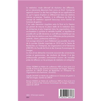 Médiation et entreprises
