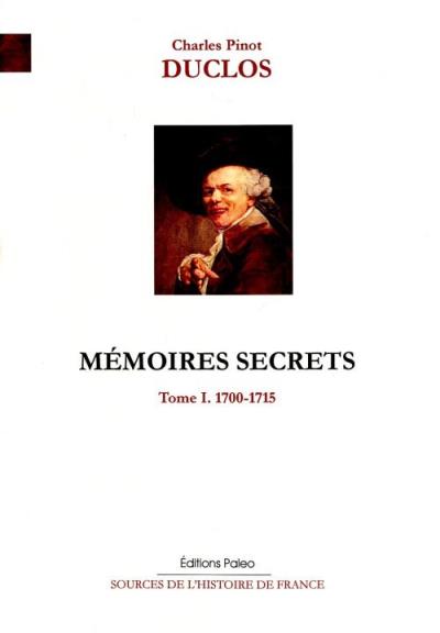 Mémoires secrets - Charles Duclos - relié
