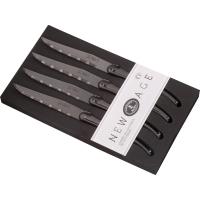 Coffret de 4 couteaux steak Laguiole Jean Dubost New Age Lames noires