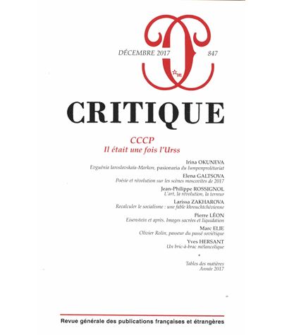 Critique,847