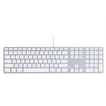 Apple Keyboard with Numeric Keypad - Clavier - USB - Français - pour Mac  mini; MacBook; MacBook Pro