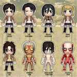 Figurine 9943 Attack On Titan Kawai Mini